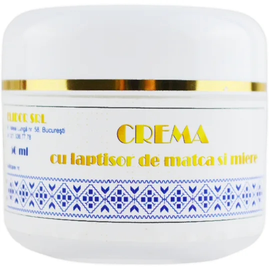 Crema Nutritiva pentru Toate Tipurile de Ten cu Miere si Laptisor de Matca 50g — preț și oferte