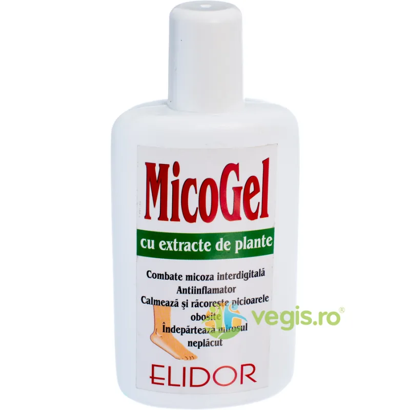 MicoGel cu Extracte din Plante (Combaterea Micozei Interdigitala) 60ml ELIDOR — preț și oferte