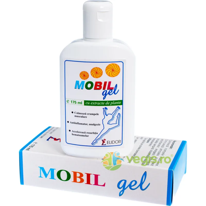 Mobil Gel cu Extracte din Plante (Calmeaza Crampele Musculare) 175ml ELIDOR — preț și oferte