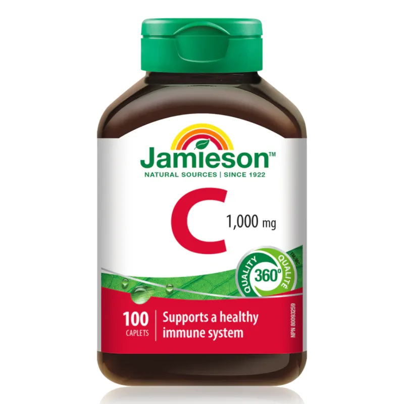 Vitamina C 1000mg, 100 capsule, Jamieson — preț și oferte