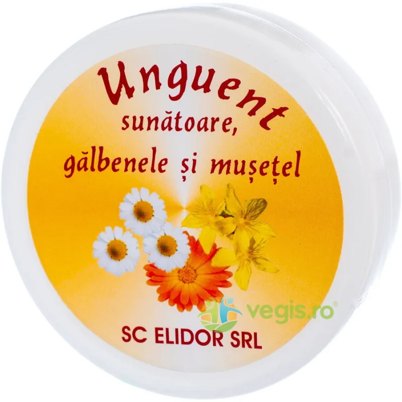Unguent Sunatoare, Galbenele si Musetel 50ml ELIDOR — preț și oferte