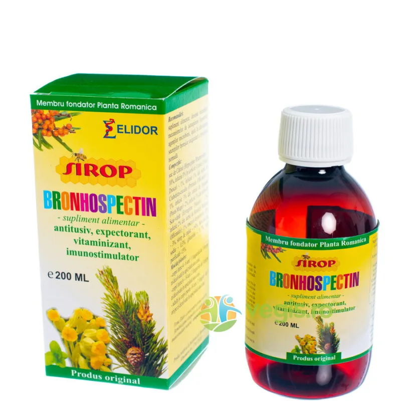 Sirop Bronhospectin 200ml ELIDOR — preț și oferte