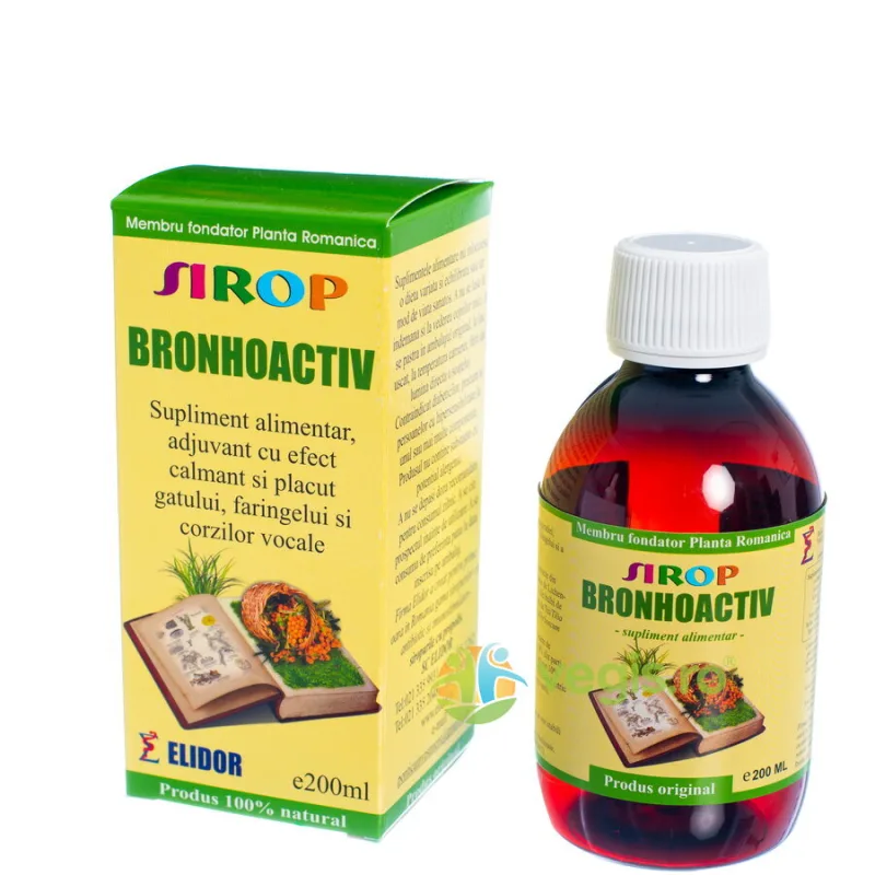 Sirop Bronhoactiv 200ml ELIDOR — preț și oferte