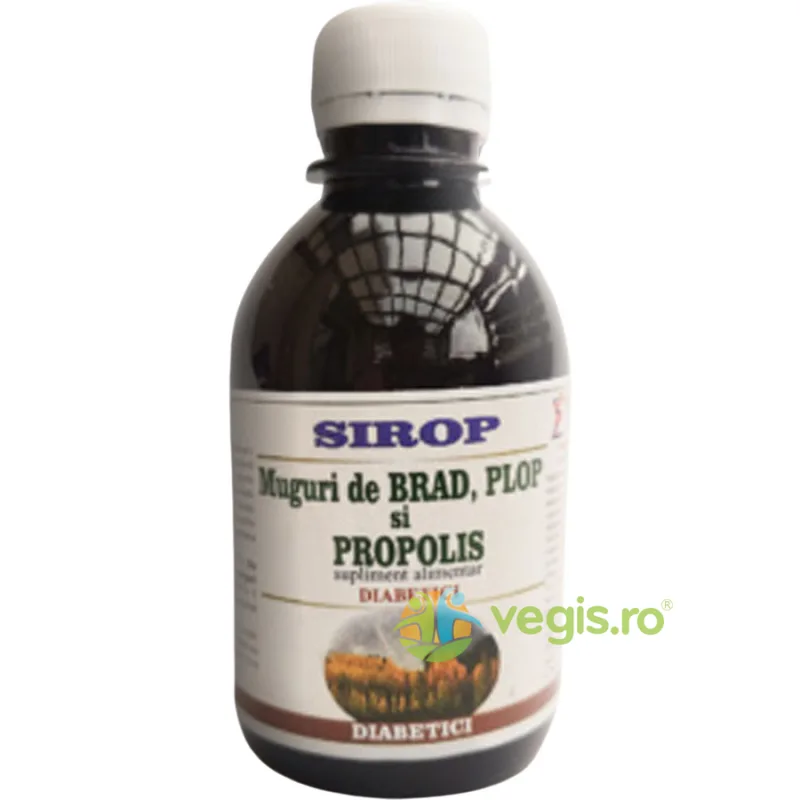 Sirop din Muguri de Brad, Muguri de Plop si Propolis pentru Diabetici 200ml ELIDOR — preț și oferte