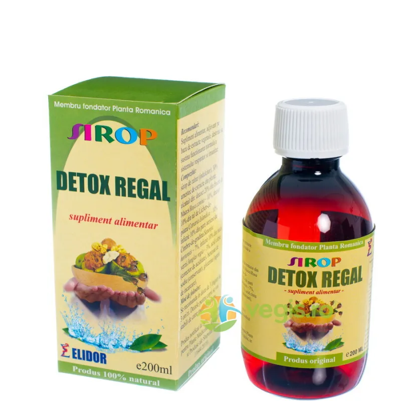 Sirop Detox Regal 200ml ELIDOR — preț și oferte