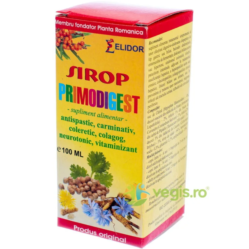 Sirop Primodigest 200ml ELIDOR — preț și oferte