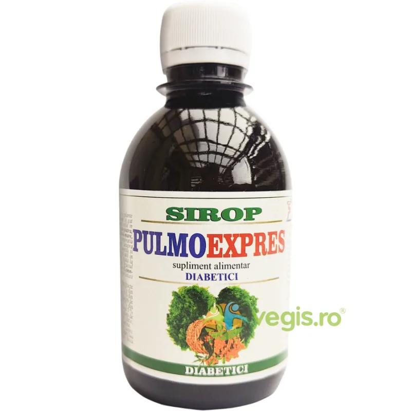 Sirop Pulmoexpres pentru Diabetici 200ml ELIDOR — preț și oferte