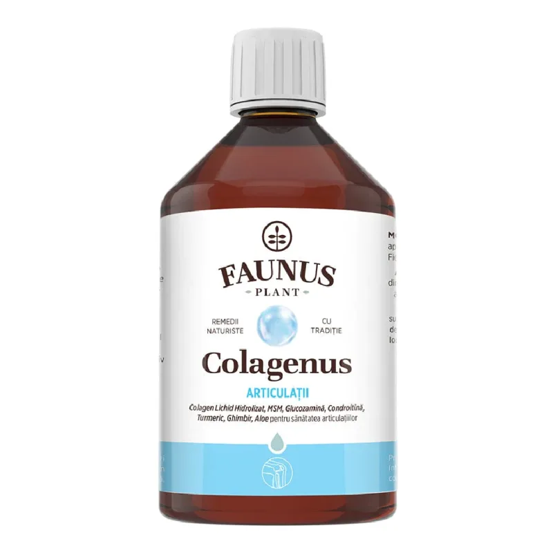 Colagenus Articulatii, colagen lichid pentru muschi, ligamente, 500ml, Faunus Plant — preț și oferte