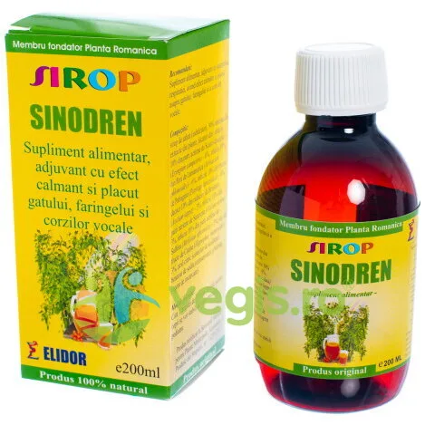 Sirop Sinodren 200ml ELIDOR — preț și oferte