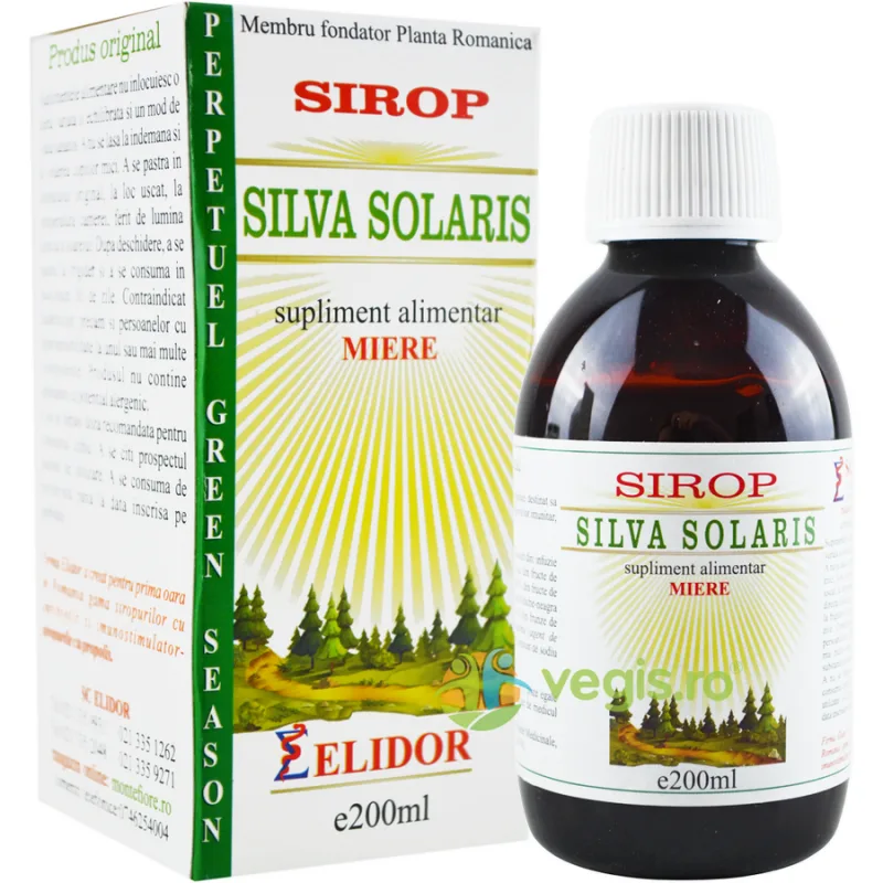 Sirop Silva Solaris 200ml ELIDOR — preț și oferte