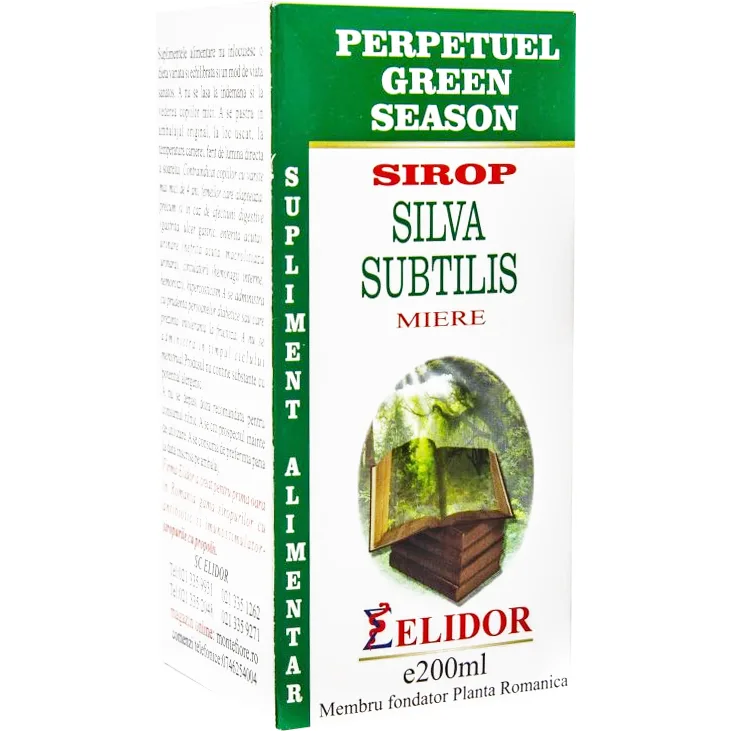 Sirop Silva Subtilis 200ml ELIDOR — preț și oferte