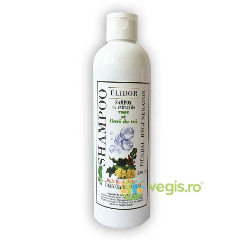 Sampon cu Extract de Vasc si Flori de Tei 250ml ELIDOR — preț și oferte