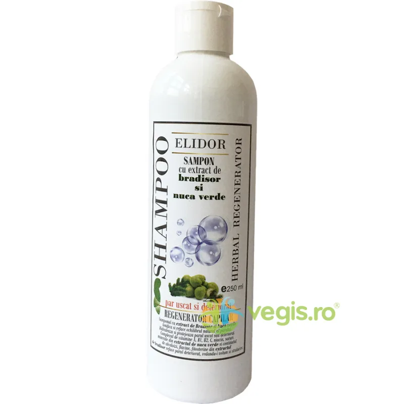 Sampon Regenerator cu Bradisor si Nuca Verde 250ml ELIDOR — preț și oferte