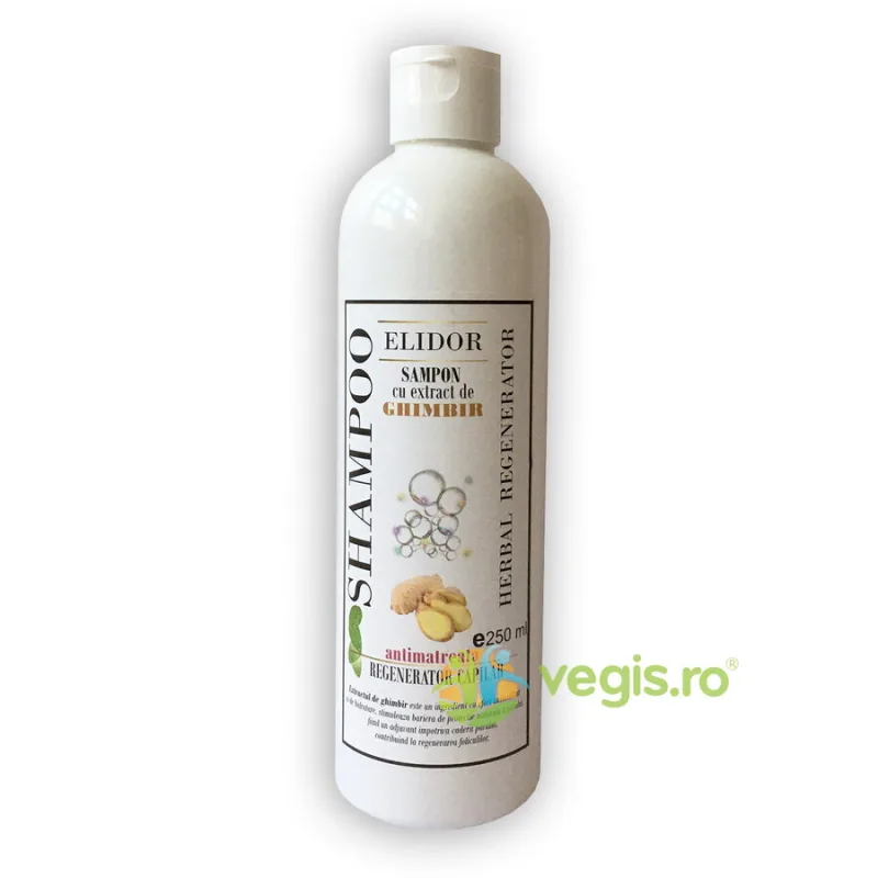 Sampon Regenerator cu Extract de Ghimbir 250ml ELIDOR — preț și oferte