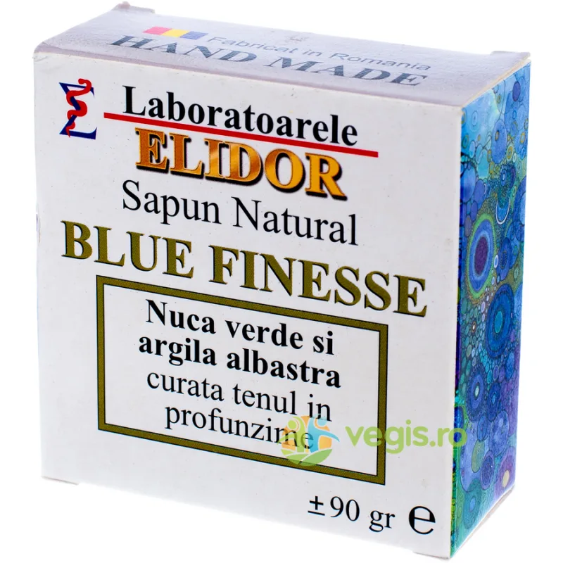 Sapun pentru Curatarea Tenului cu Argila Albastra Blue Finesse 90g ELIDOR — preț și oferte