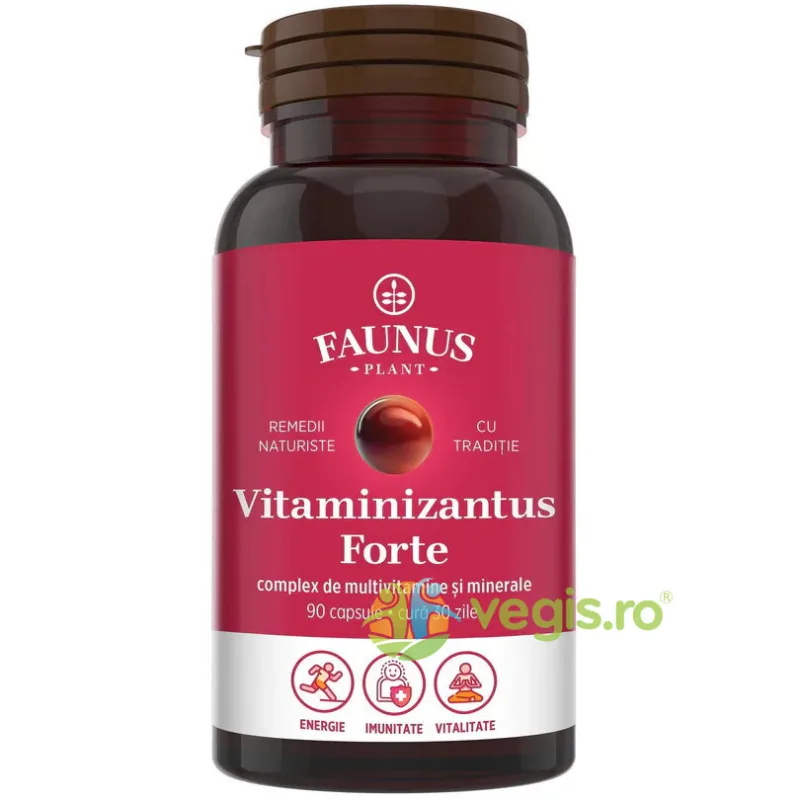 Vitaminizantus Forte 90cps FAUNUS PLANT — preț și oferte