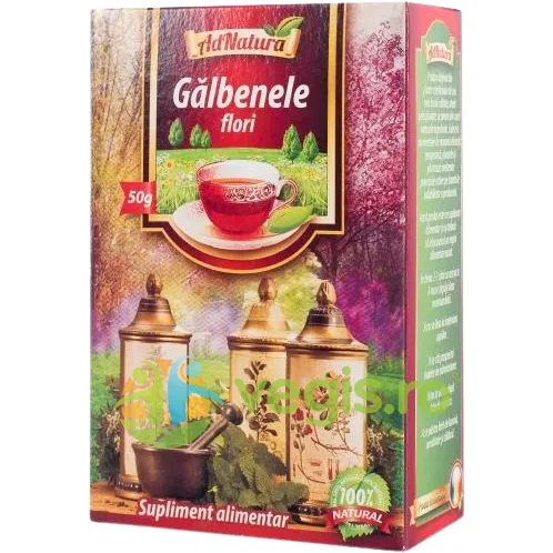 Ceai Galbenele Flori 50g ADNATURA — preț și oferte