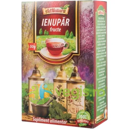 Ceai Ienupar Fructe 50g ADNATURA — preț și oferte
