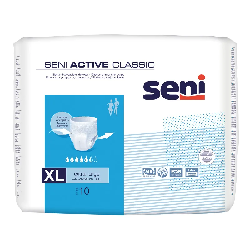 Chilot elastic absorbant Active Classic, Extra Large, 10 bucati, Seni — preț și oferte