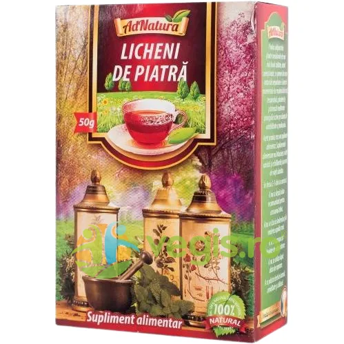 Ceai Licheni de Piatra 50g ADNATURA — preț și oferte