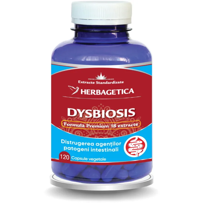 Dysbiosis 120cps HERBAGETICA — preț și oferte