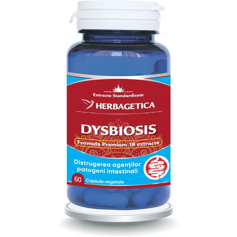 Dysbiosis 60cps HERBAGETICA — preț și oferte