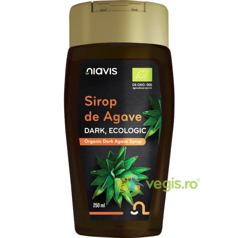 Sirop de Agave Dark Ecologic/Bio 250ml/345g NIAVIS — preț și oferte