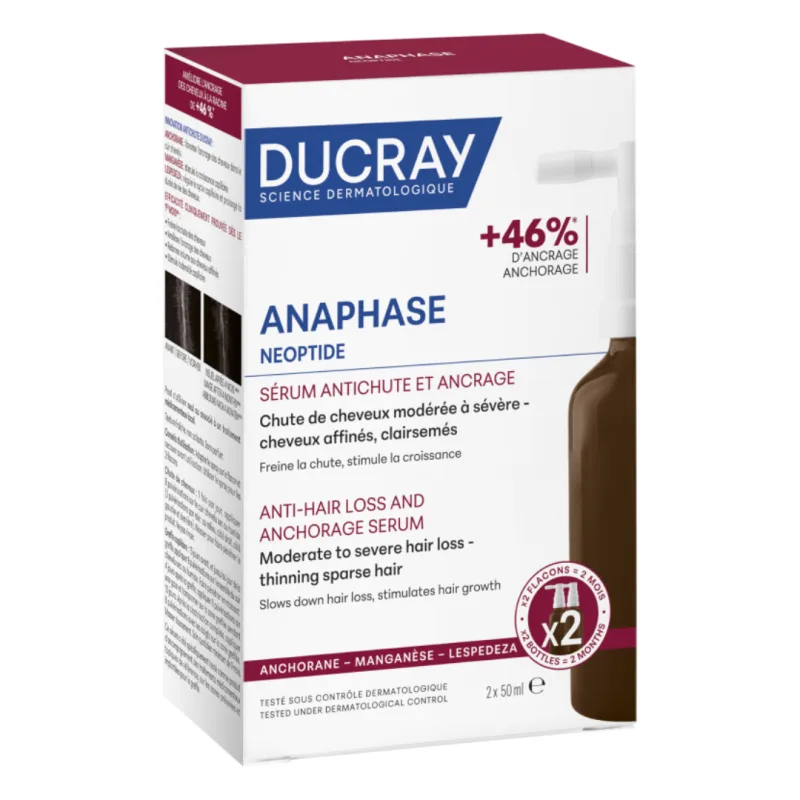 Ser anti-caderea parului Neoptide Expert, 2*50 ml, Ducray — preț și oferte