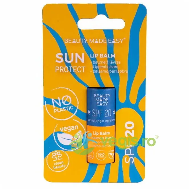Balsam de Buze cu Aloe Vera SPF20 5.5g BEAUTY MADE EASY — preț și oferte