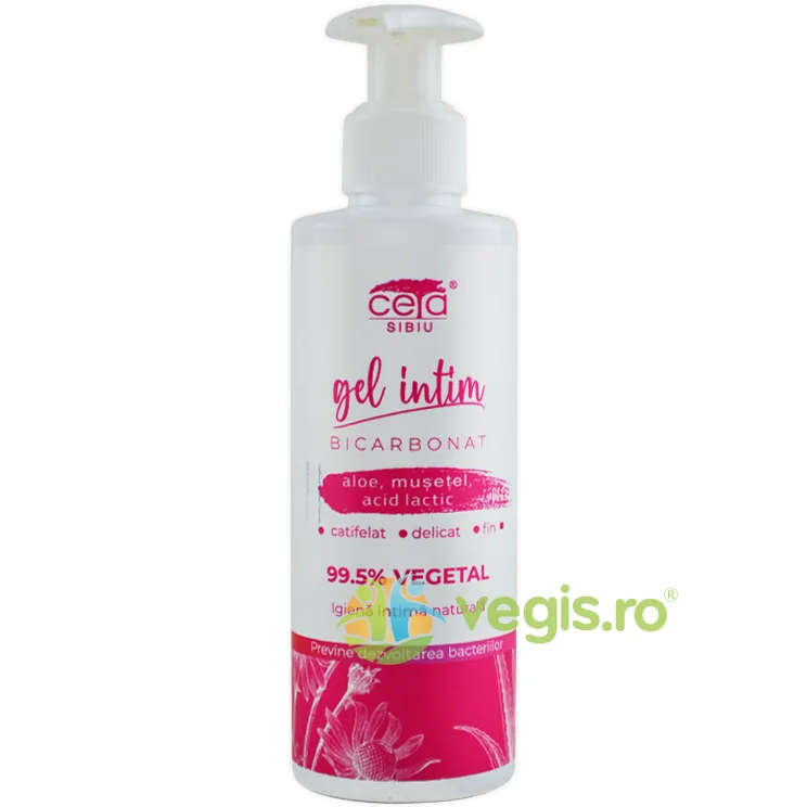 Gel Intim 99.5% Vegetal cu Bicarbonat 200ml Ceta Sibiu — preț și oferte