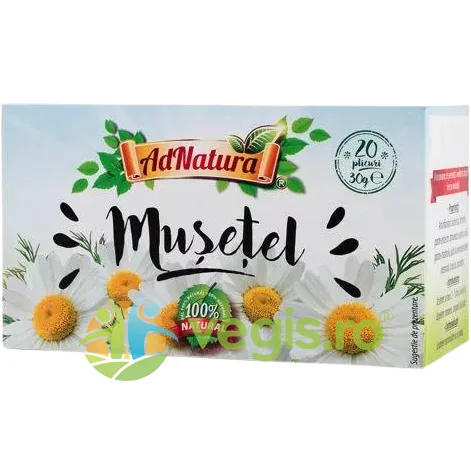 Ceai de Musetel Flori 20dz ADNATURA — preț și oferte