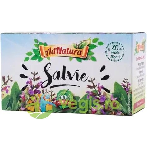 Ceai de Salvie 20dz ADNATURA — preț și oferte