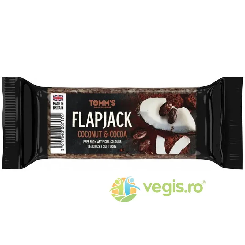 Baton Energizant Flapjack cu Nuca de Cocos si Cacao 100g BOMBUS — preț și oferte