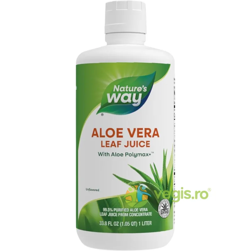 Suc de Aloe Vera cu Aloe Polymax 1L Secom, Nature's Way — preț și oferte