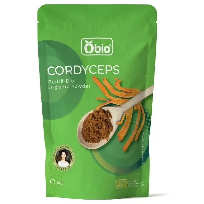 Cordyceps Pulbere fara Gluten Ecologica/Bio 60g OBio — preț și oferte