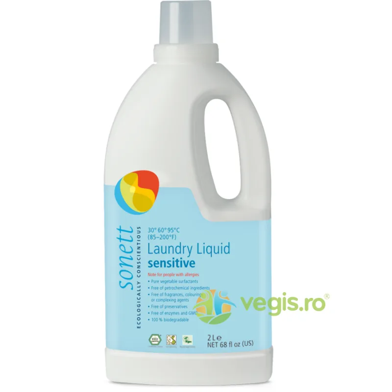 Detergent Lichid Pentru Rufe Albe Si Colorate Sensitive Bio 2L SONETT — preț și oferte