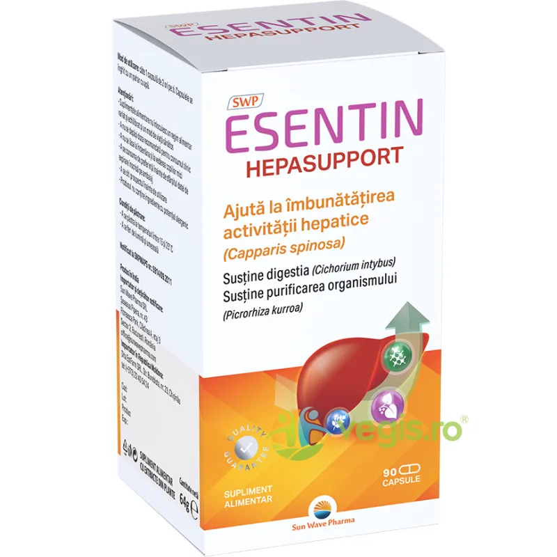 Esentin Hepasupport 90cps SUN WAVE PHARMA — preț și oferte