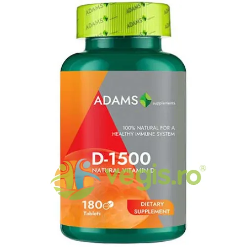 Vitamina D-1500 180tb ADAMS VISION — preț și oferte