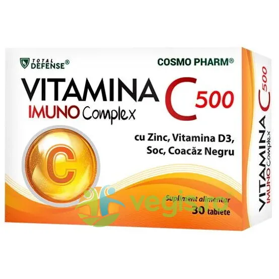 Vitamina C Imuno Complex 500mg 30tb COSMO PHARM — preț și oferte