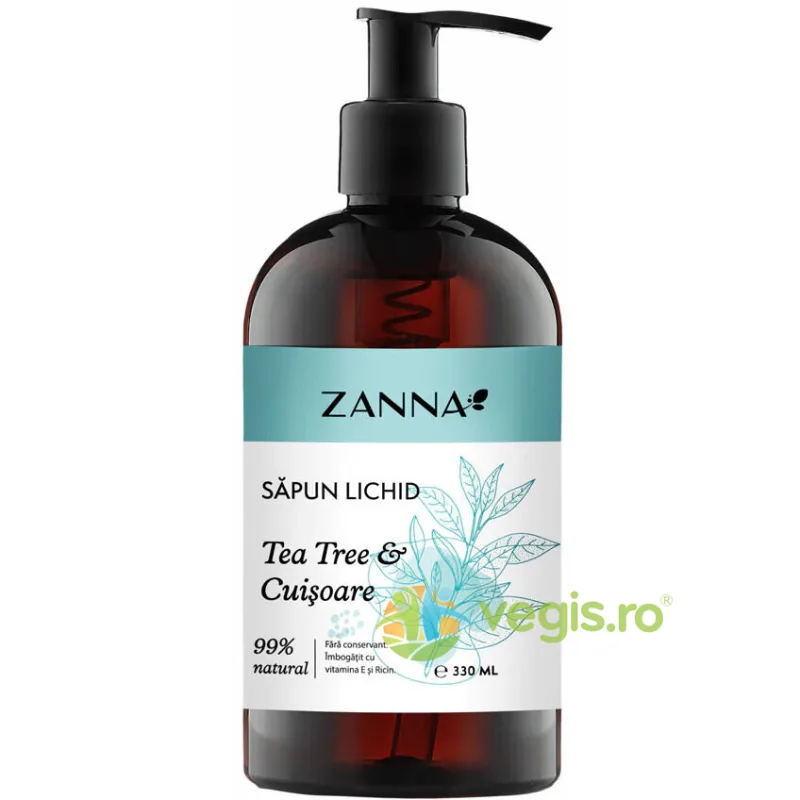 Sapun Lichid cu Tea Tree si Cuisoare 330ml ZANNA — preț și oferte