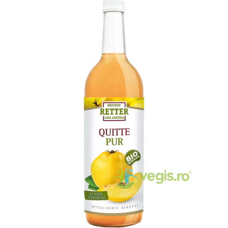 Suc de Gutui Pur Ecologic/Bio 750ml RETTER — preț și oferte