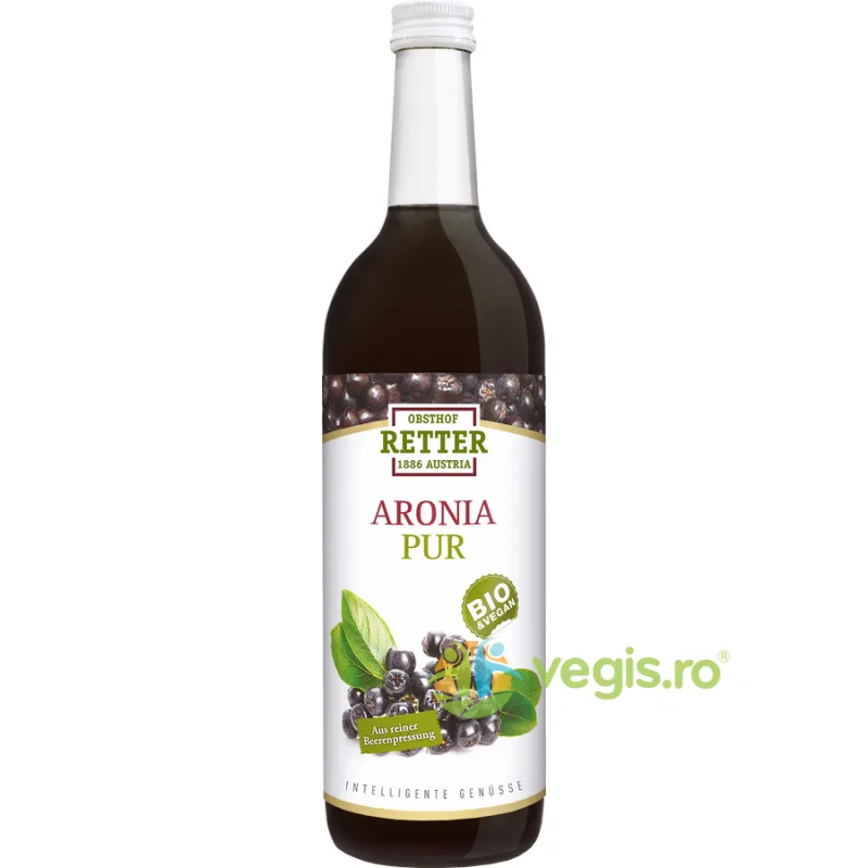 Suc de Aronia Pur Ecologic/Bio 750ml RETTER — preț și oferte