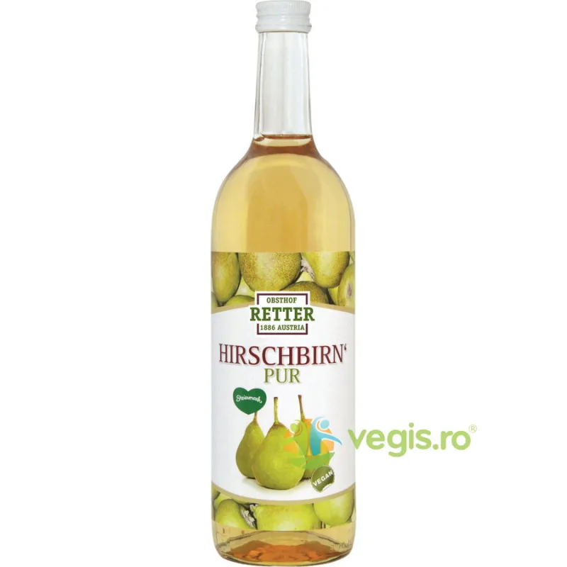 Suc de Pere Pur Ecologic/Bio 750ml RETTER — preț și oferte