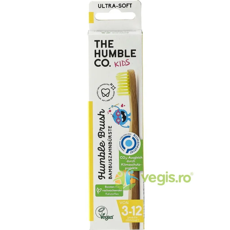 Periuta de Dinti din Bambus pentru Copii Ultra-Soft THE HUMBLE CO — preț și oferte