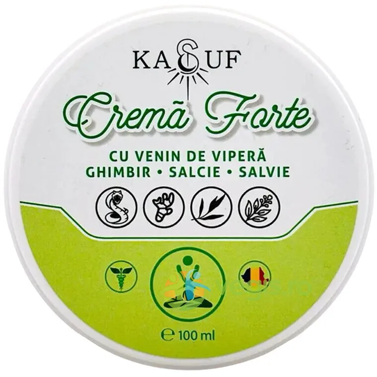 Crema Forte cu Venin de Vipera, Ghimbir, Salcie, Salvie 100ml — preț și oferte