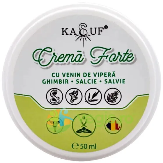 Crema Forte cu Venin de Vipera, Ghimbir, Salcie, Salvie 50ml — preț și oferte