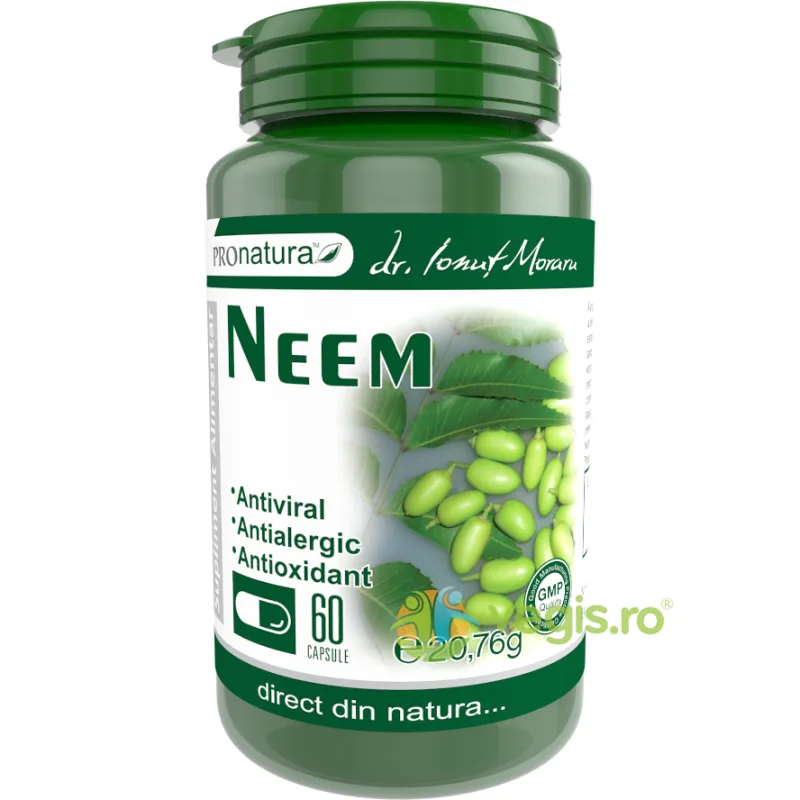 Neem 60cps Medica - Pro Natura — preț și oferte