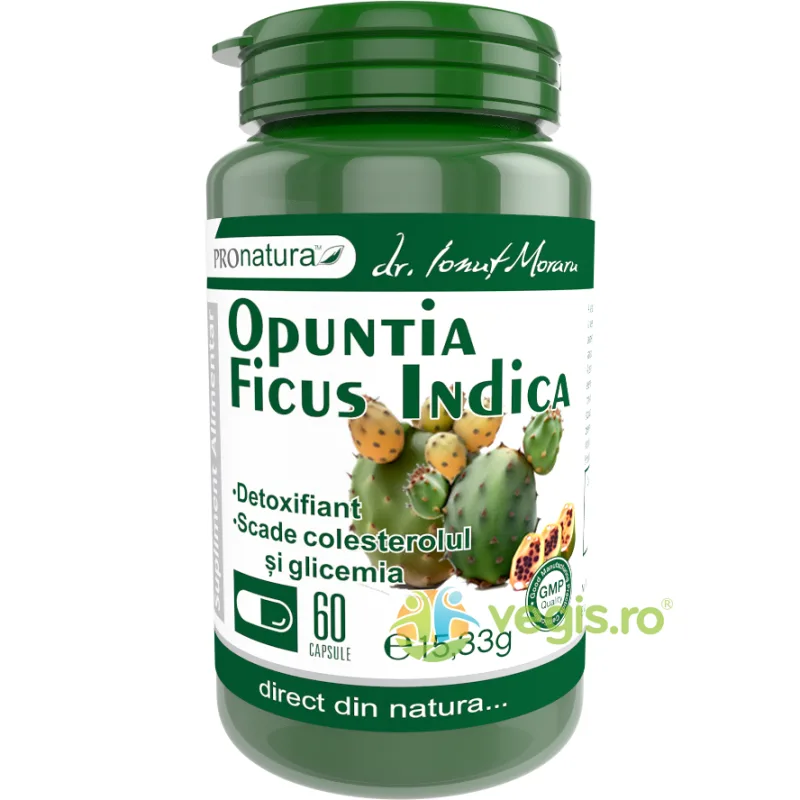 Opuntia Ficus Indica 60cps Medica - Pro Natura — preț și oferte