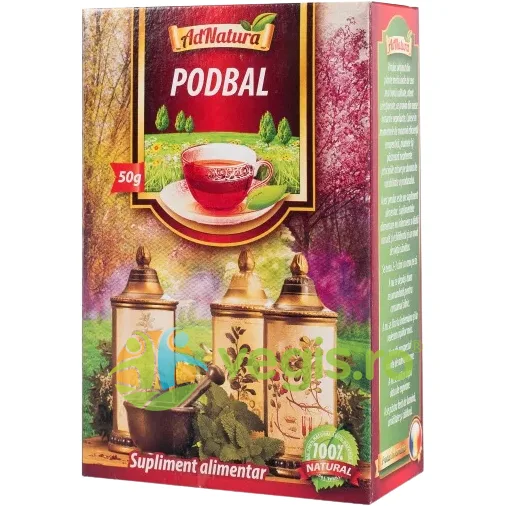 Ceai Podbal Frunze 50g ADNATURA — preț și oferte