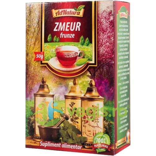 Ceai Zmeur Frunze 50g ADNATURA — preț și oferte